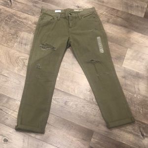 Gap Girlfriend Distressed Jeans